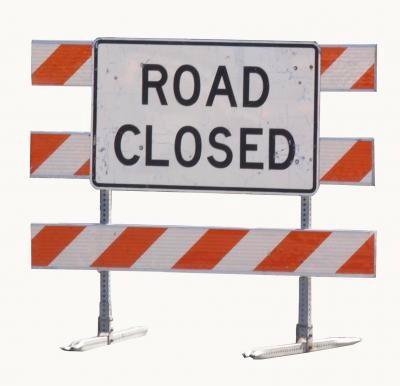 Road Closing February 23, 24